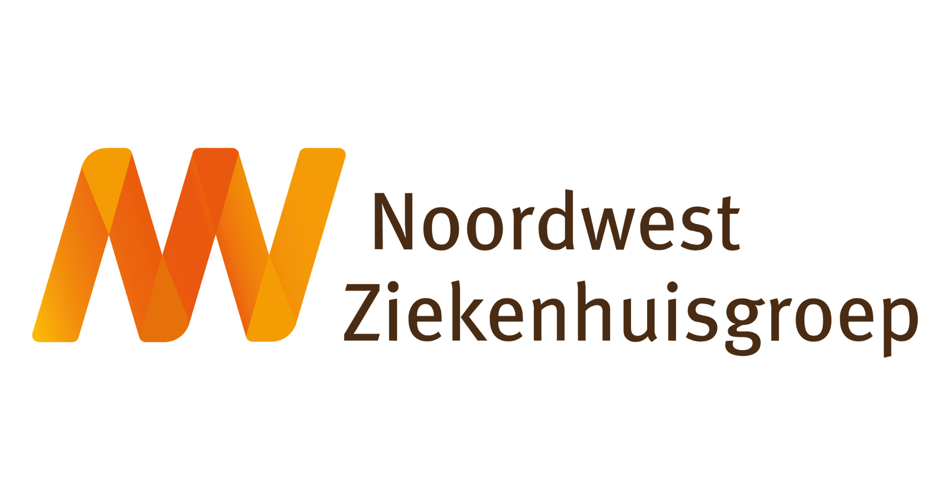 Logo van NoordWest Ziekenhuisgroep, opdrachtgever van Bas Prins